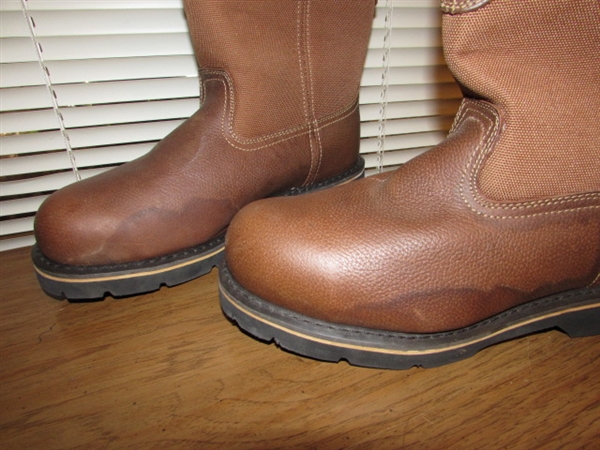 MEN'S SIZE 12 LEATHER BOOTS