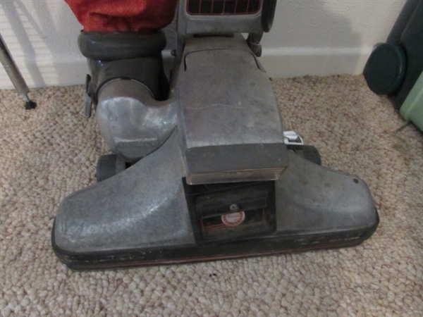 KIRBY UPRIGHT & HOOVER CANISTER VACUUMS WITH ACCESSORIES