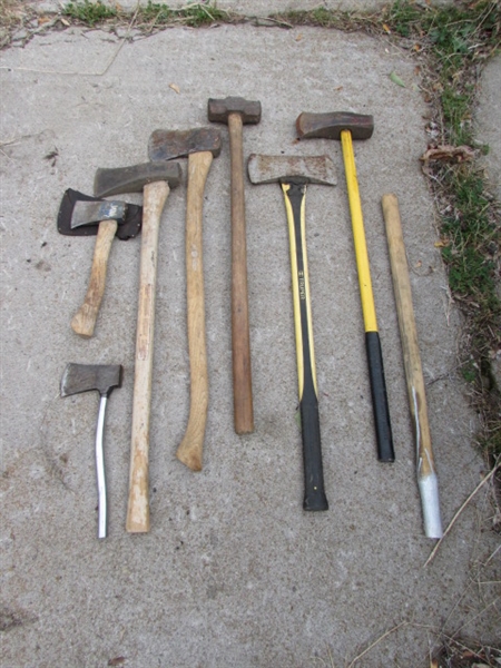 AXES, HATCHETS, MAULS AND MORE