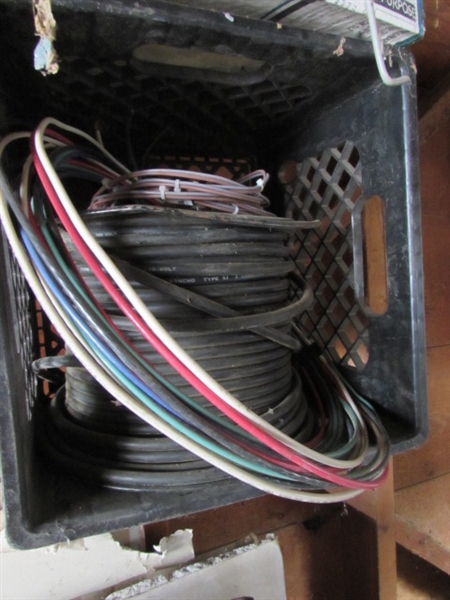 LARGE ASSORTMENT OF WIRE