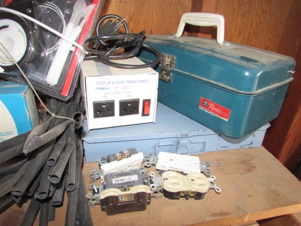 HUGE LOT OF ELECTRICAL RELATED ITEMS