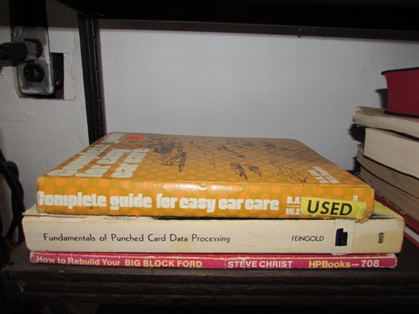 ASSORTED REPAIR MANUALS, GUIDES AND BOOKS