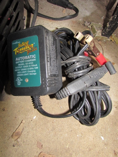 BATTERY CHARGERS AND TENDER