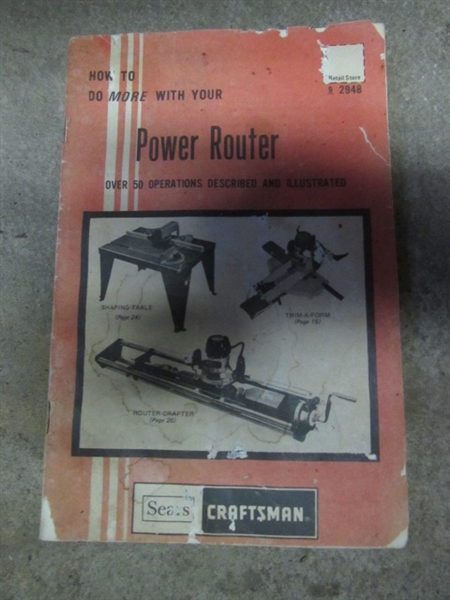 ROUTER, TABLE & ROUTER BITS