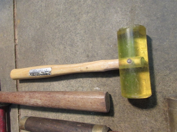 HAMMERS: BALL PEEN, CLAW, MALLETS, ETC