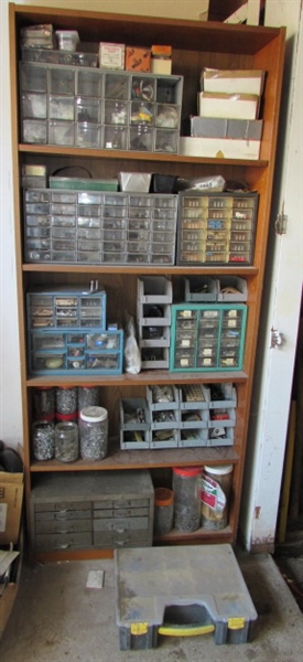 ANOTHER LARGE HARDWARE LOT - SHELF CONTENTS (SHELF NOT INCLUDED)