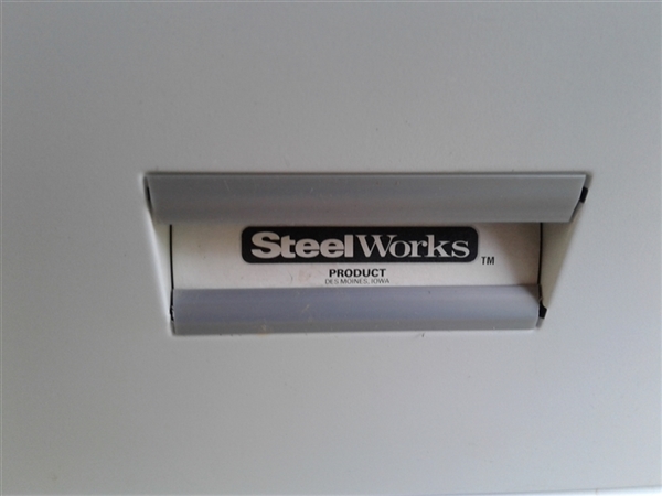 SteelWorks Locking 2 Drawer Filing Cabinet