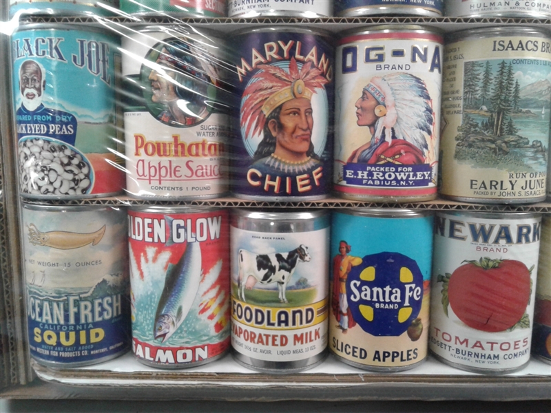 Vintage Cans and Label Collection