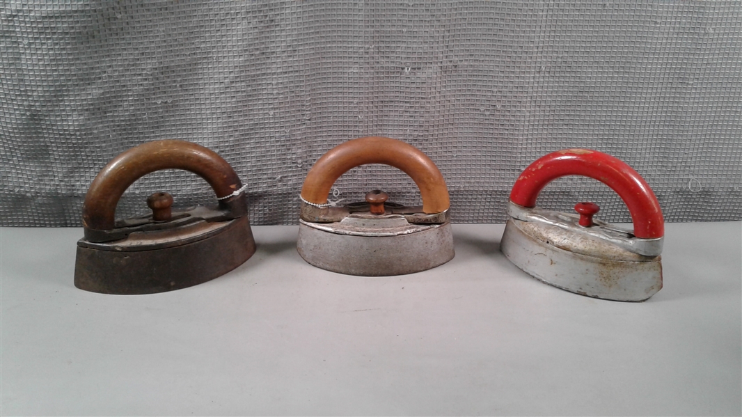 Set of Three Sad-Irons