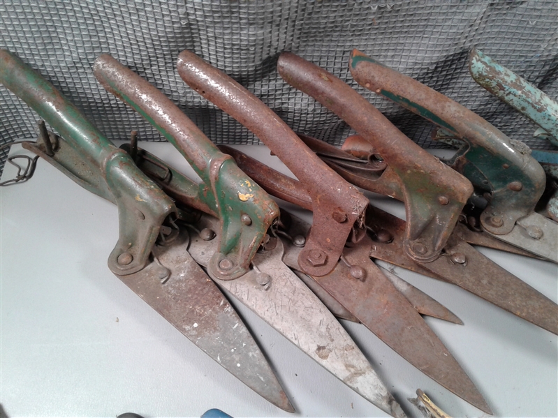 Vintage Hedge/Grass Trimming Shears- Wiss, Lewis Engineering, etc