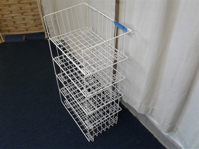 Set of 4 Wire Stacking Baskets