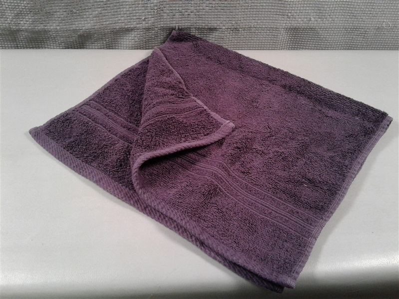 Charisma Luxury Towels and Hand Towel Set- Eggplant