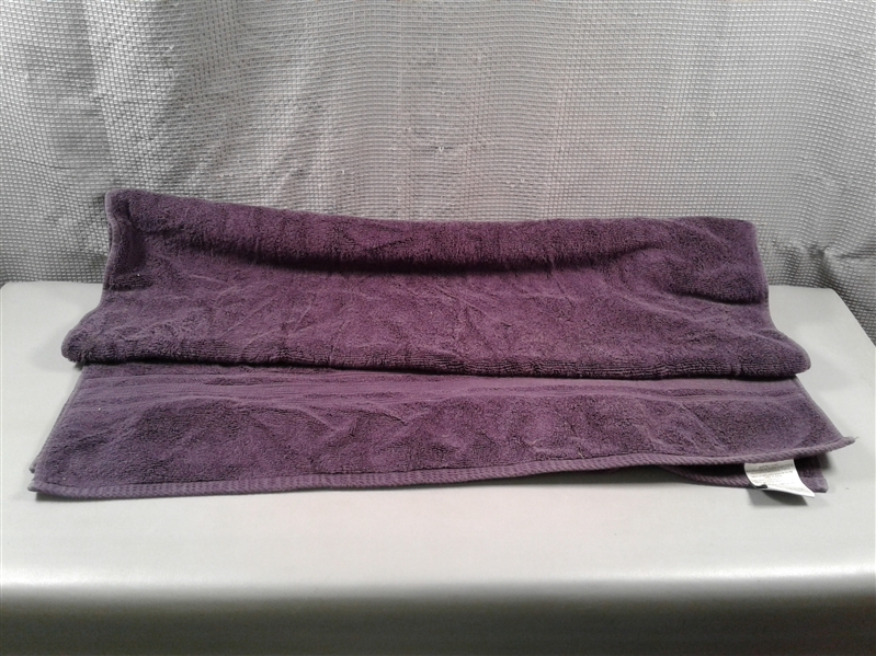 Charisma Luxury Towels and Hand Towel Set- Eggplant