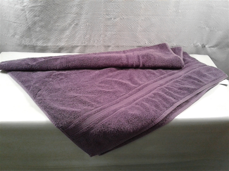 Charisma Luxury Towels and Hand Towel Set- Eggplant