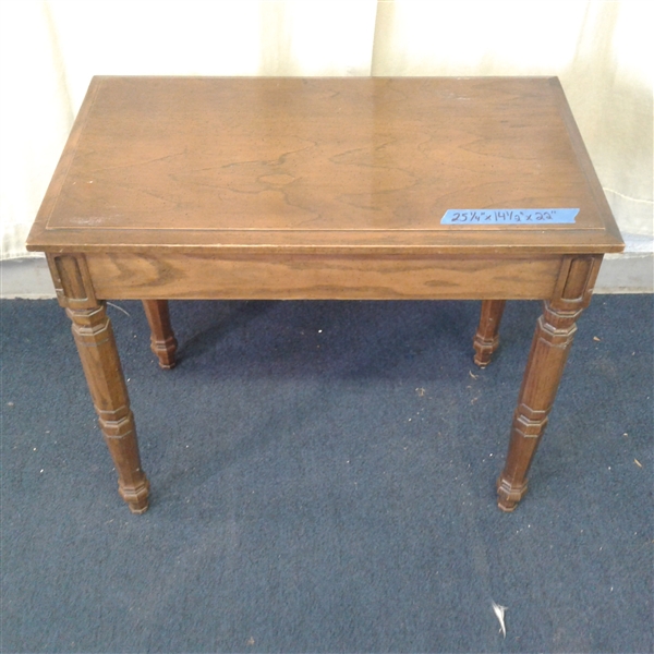 Vintage Wood Piano Bench