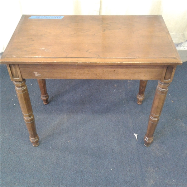 Vintage Wood Piano Bench