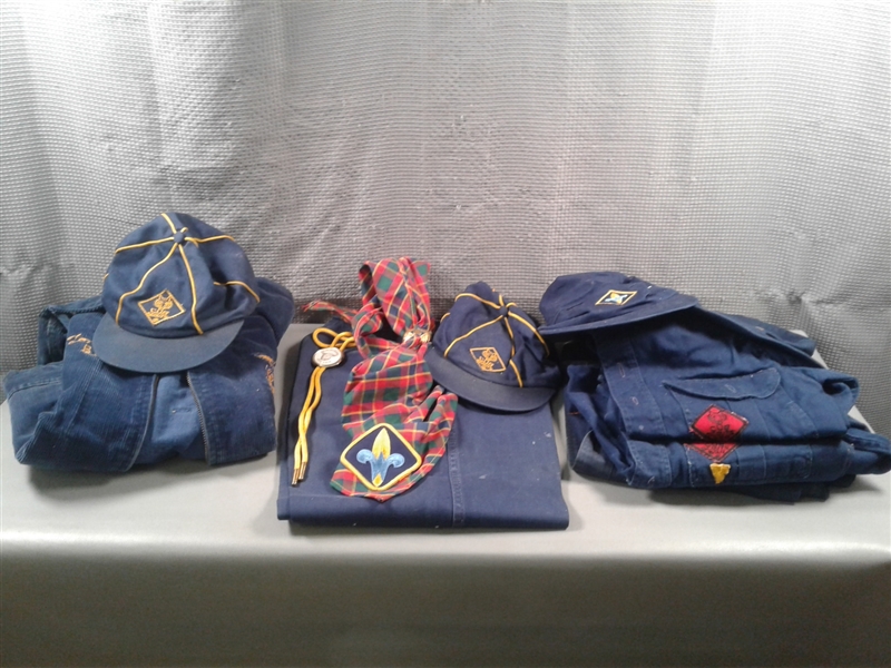 Vintage Cub Scouts Uniforms