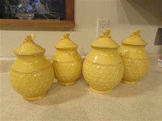 HONEY BEE CANISTERS