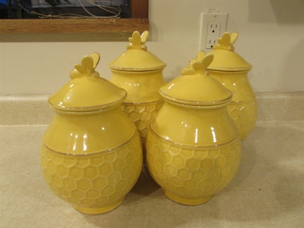 HONEY BEE CANISTERS