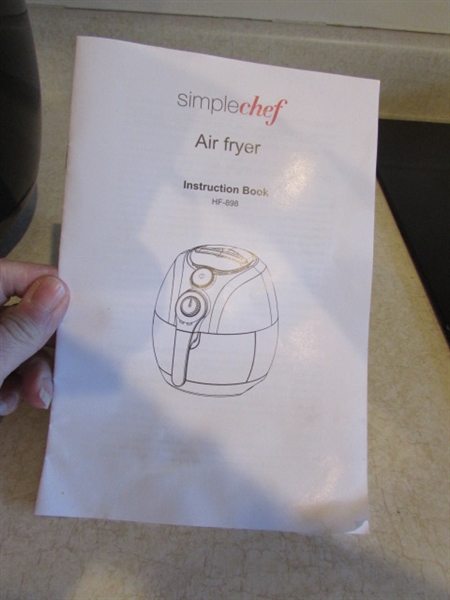 SIMPLE CHEF AIR FRYER AND COOKBOOK