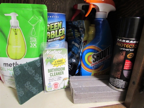 CLEANING DETERGENTS AND SUPPLIES