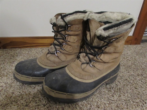 MENS SOREL WINTER BOOTS SIZE 10 AND 11