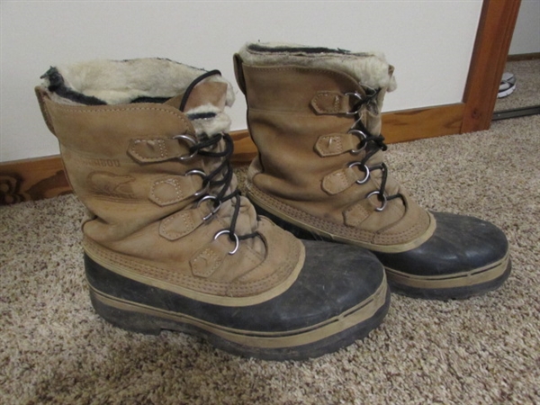 MENS SOREL WINTER BOOTS SIZE 10 AND 11