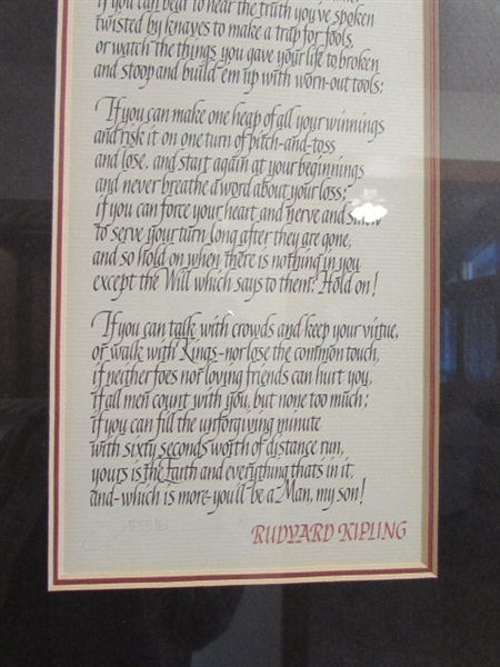 IF POEM PICTURE BY POET RUDYARD KIPLING