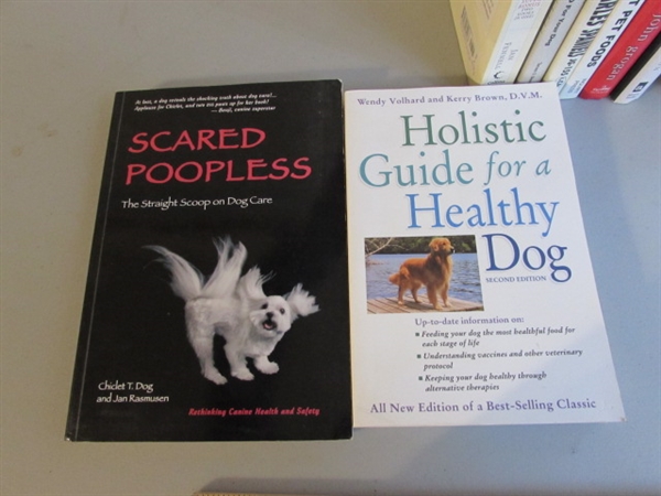 BEAGLE BONEZ DOG SKELETON & BOOKS ON DOGS