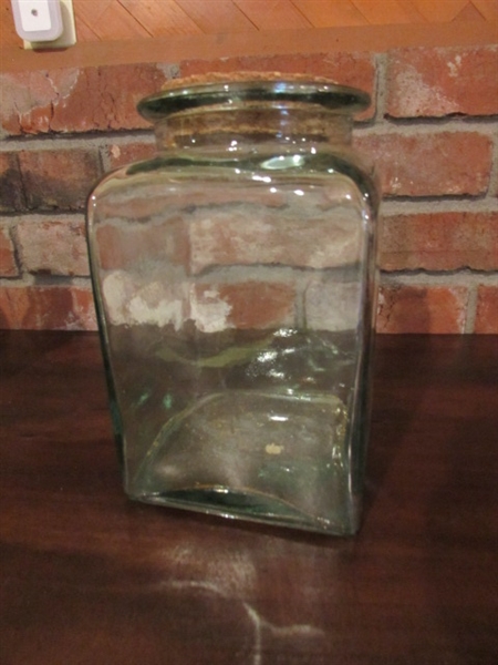 BALL & KERR JARS & GLASS CANISTERS WITH LIDS