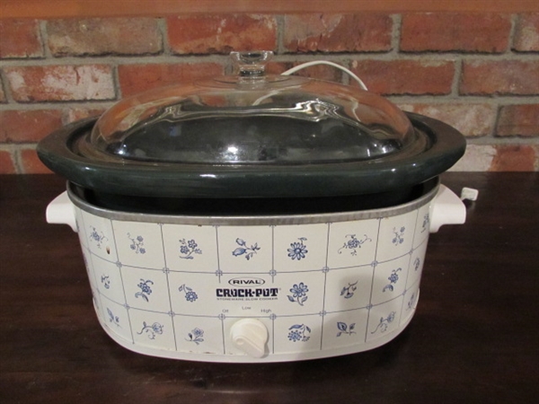 RIVAL STONEWARE CROCKPOT