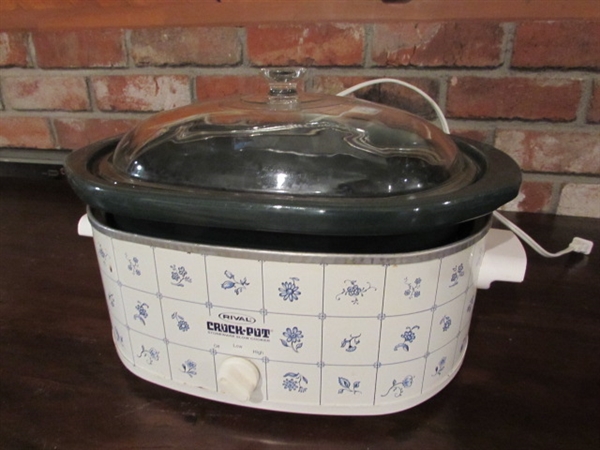 RIVAL STONEWARE CROCKPOT