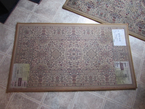 PAIR OF MATCHING ENTRY RUGS