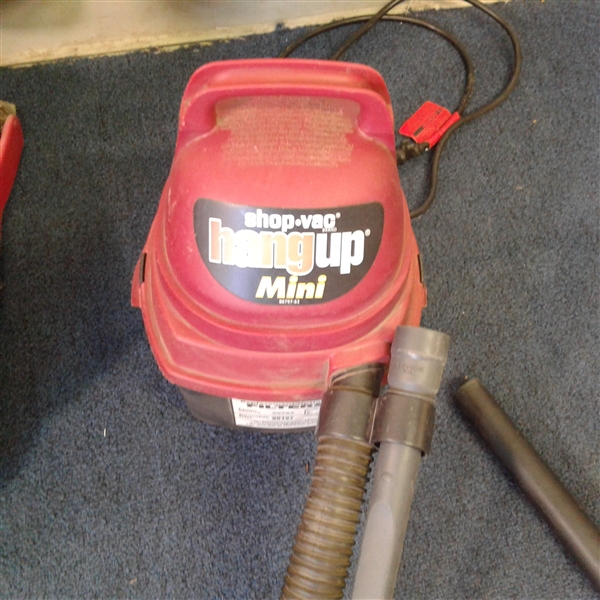 Dirt Devil Easy Steamer and Shop Vac Mini