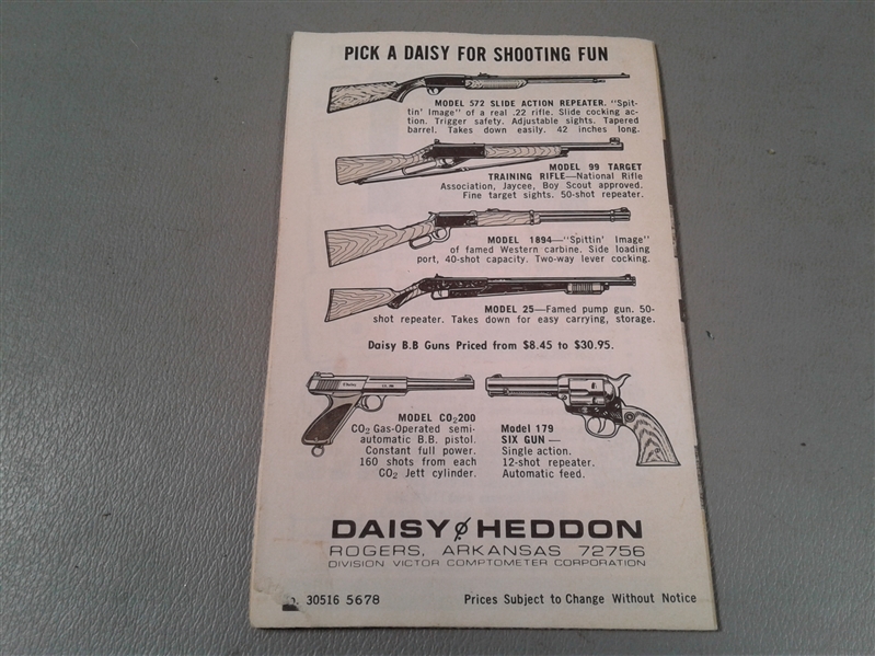 Vintage Manuals: Chemcraft Magic, Daisy BB Rifle, & Electric Build-It Set