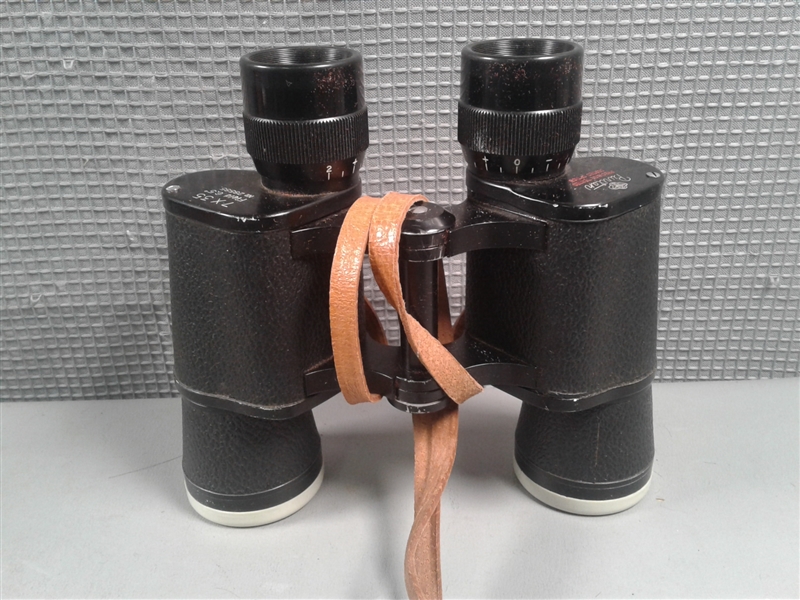 5 Binoculars and And Wrench Lighter 