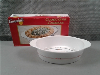 Campbells Classic Oval Casserole Dish