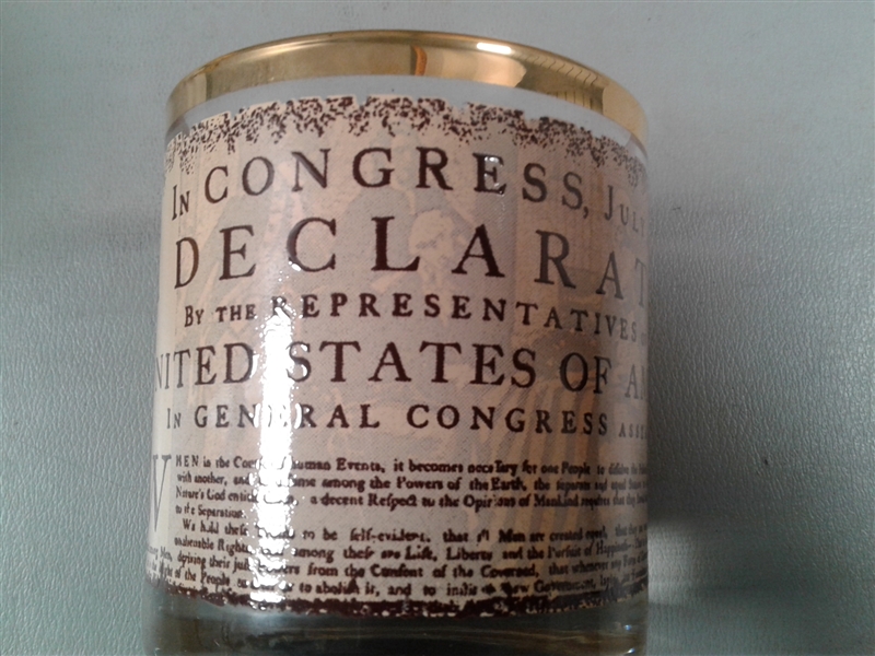 Declaration Of Independence Tumbler Set