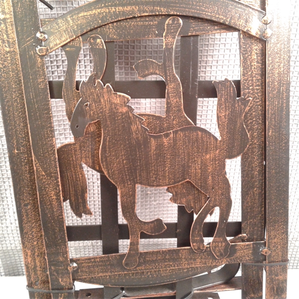 Metal Horse Newspaper Stand/Holder