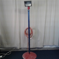 Halogen Light On Pole Stand