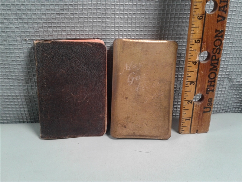 9 Vintage Bibles, Bible Primer and Aubrey 