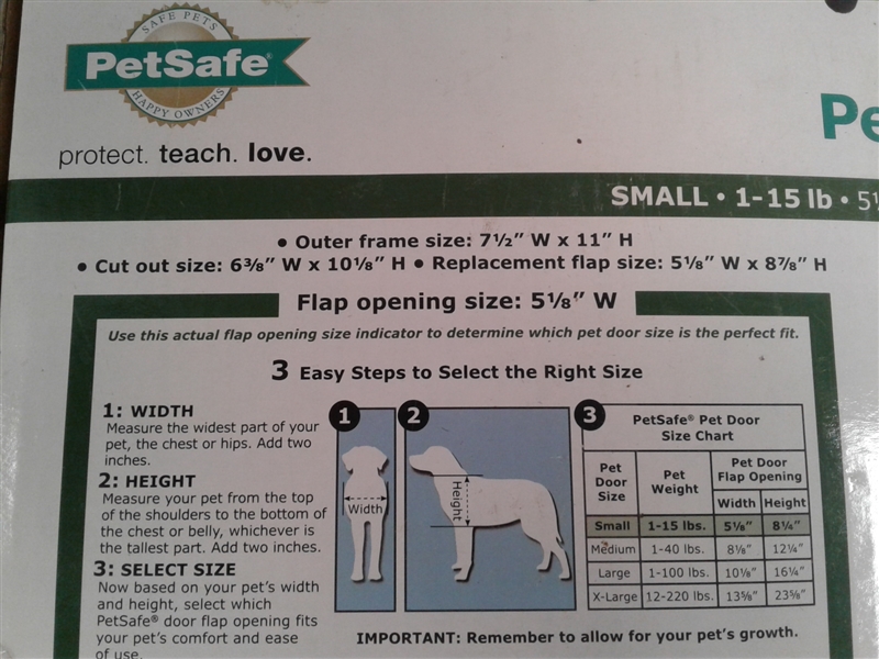 Pet Safe Plastic Pet Door 