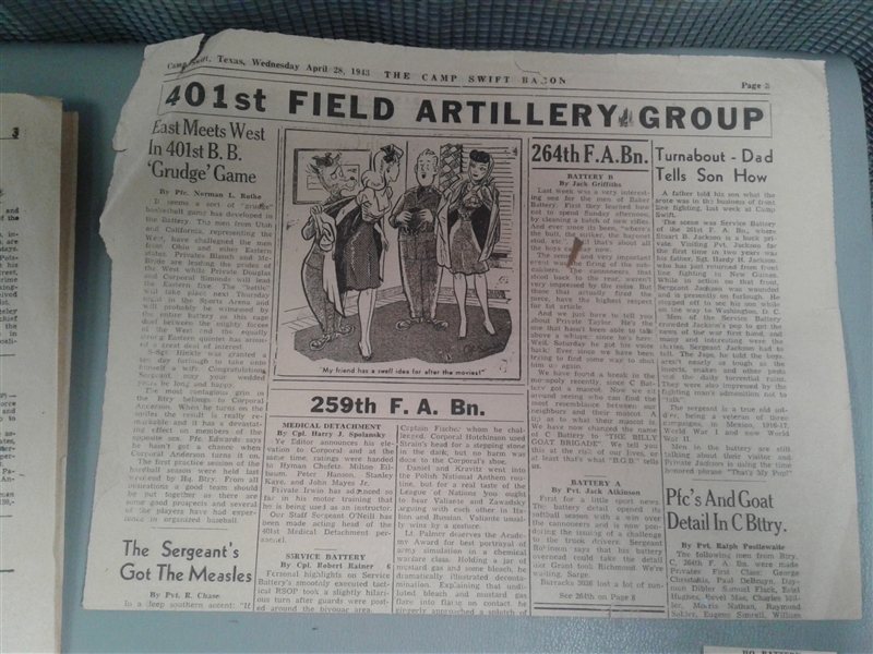 Vintage Military Photos & WWII Era Articles, Maps, Etc