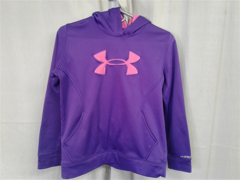 Youth Large Under Armour Purple and Pink Hoodie