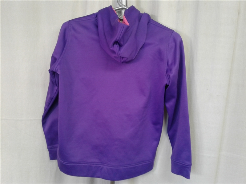 Youth Large Under Armour Purple and Pink Hoodie