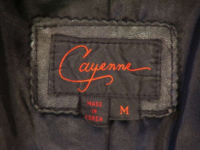 Cayenne Men's Leather Duster Size Medium