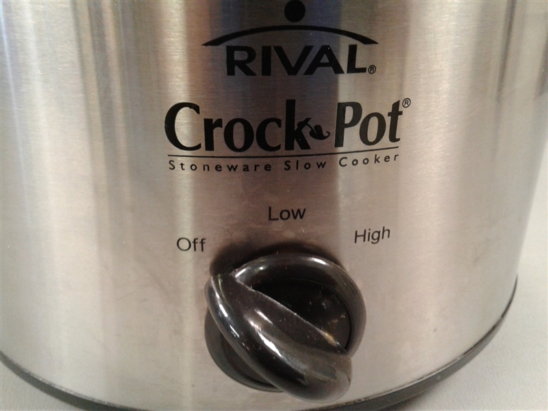 Rival Crock Pot Stoneware Slow Cooker 