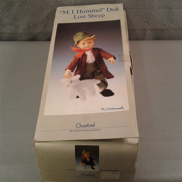 Vintage 1984 Goebel M.I. Hummel Doll Lost Sheep In Original Box