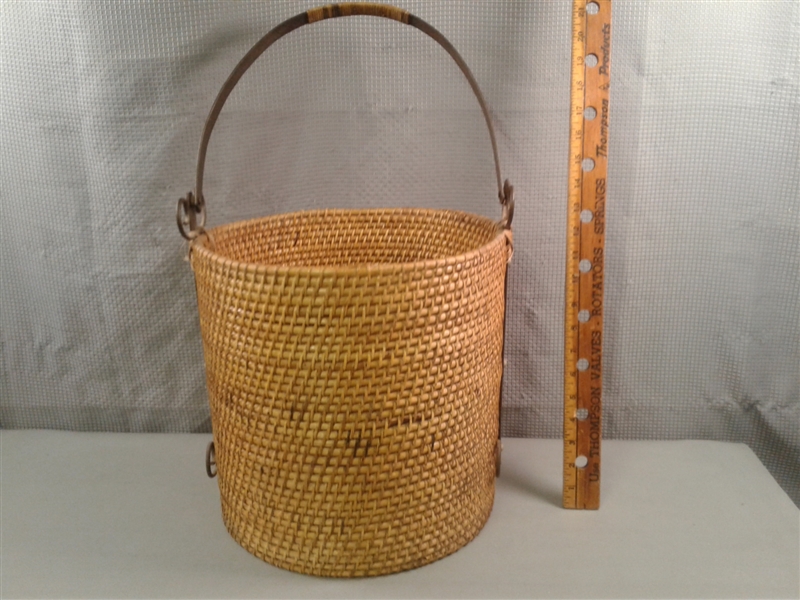 Woven Baskets with Handles