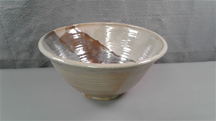 14" Deep Ring Handmade Pottery Bowl